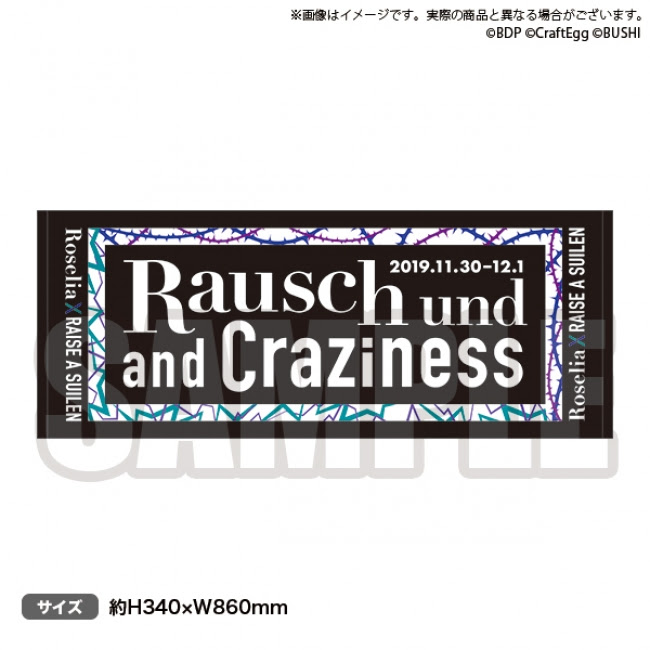 「Rausch und/and Craziness」グッズ画像