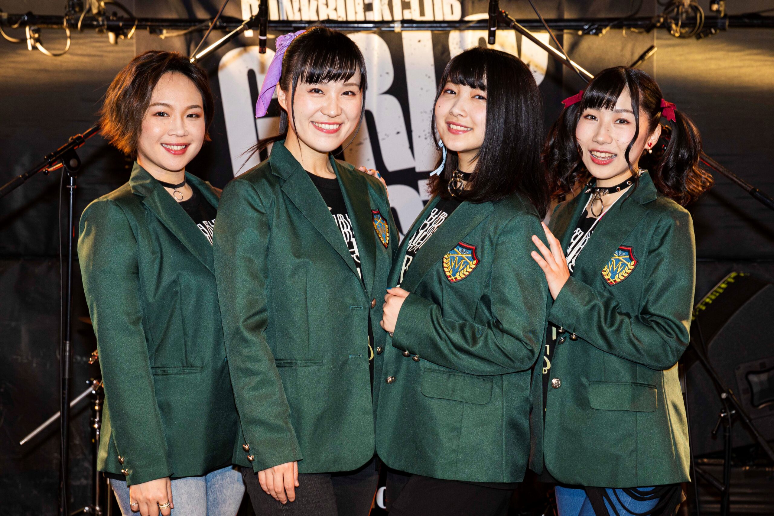 『ガールズフィスト!!!!』声優ロックバンド「南松本高校パンクロック同好会 （古川由利奈、浅見春那、内山つかさ、奥村真由）」