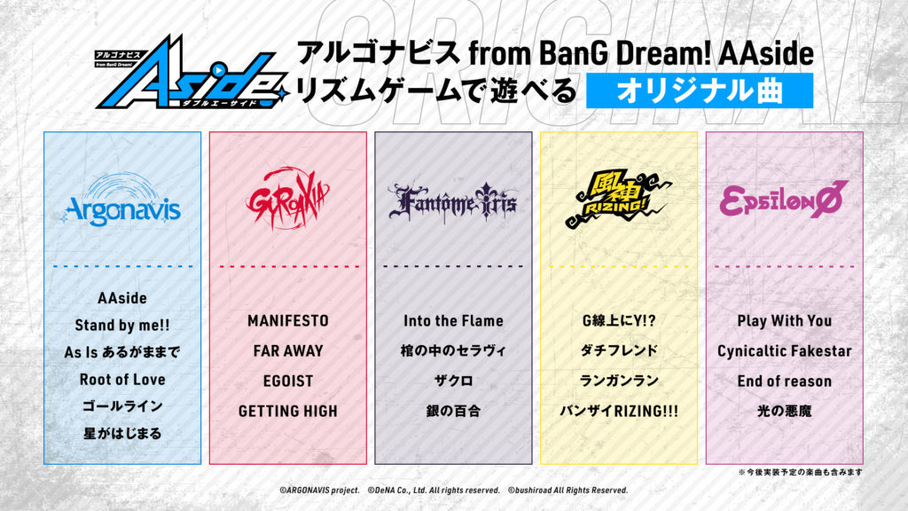 『アルゴナビス』ゲーム曲一覧【オリジナル】