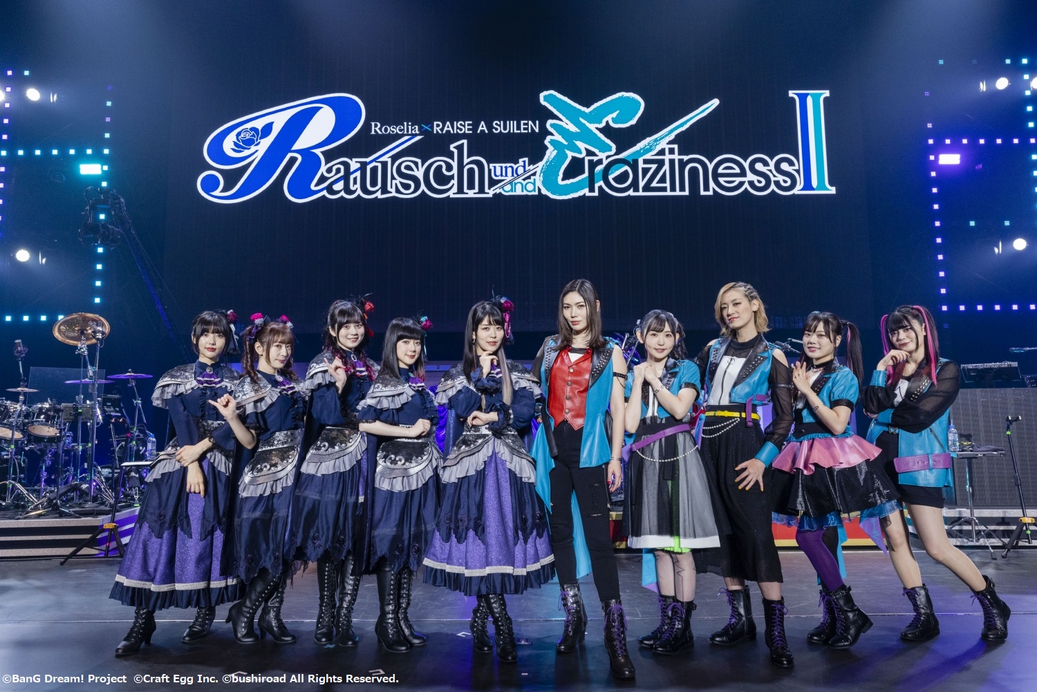 バンドリ　Roselia×RAISE A SUILEN合同ライブ「Rausch und/and Craziness II」