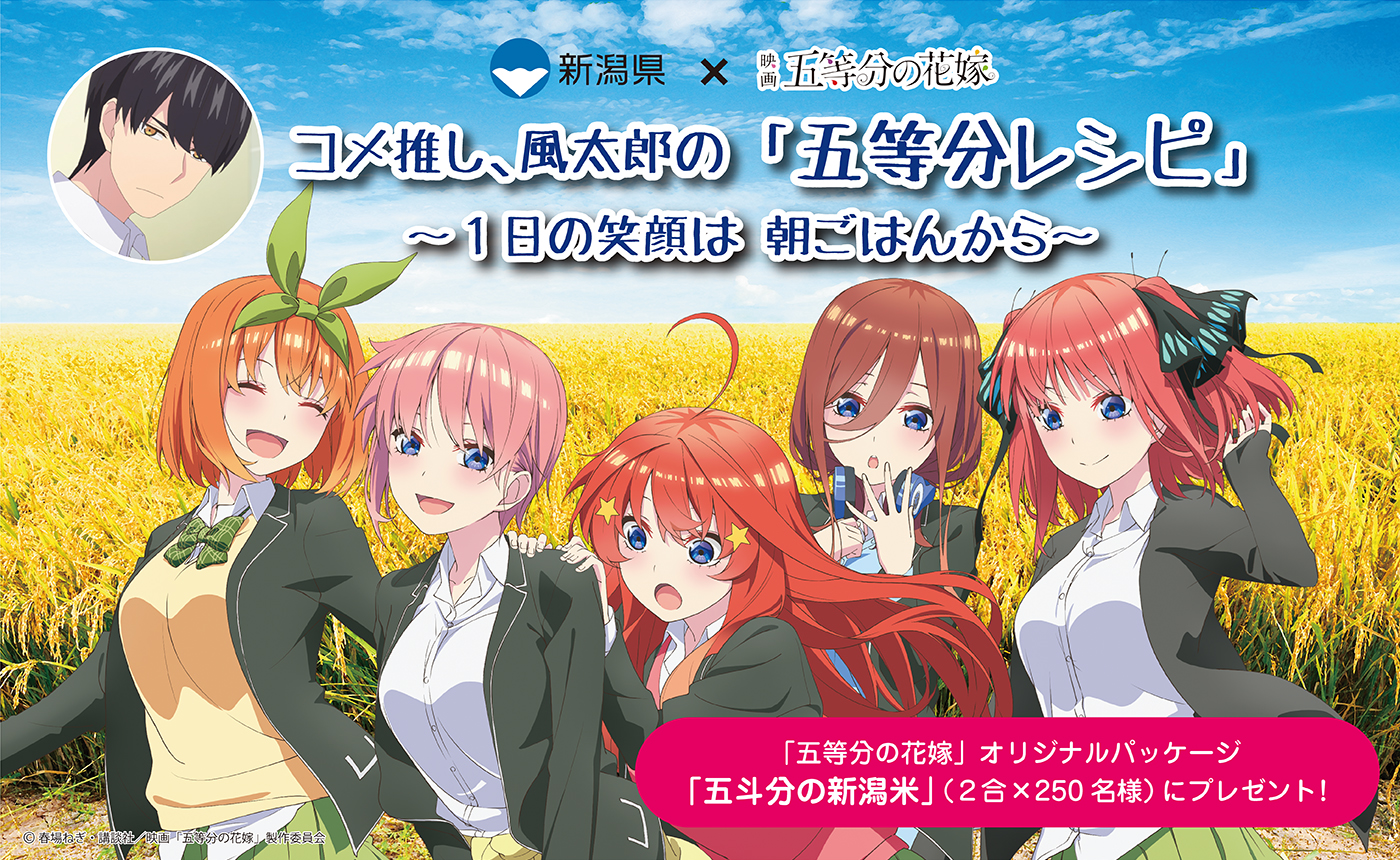 五等分の花嫁×新潟県