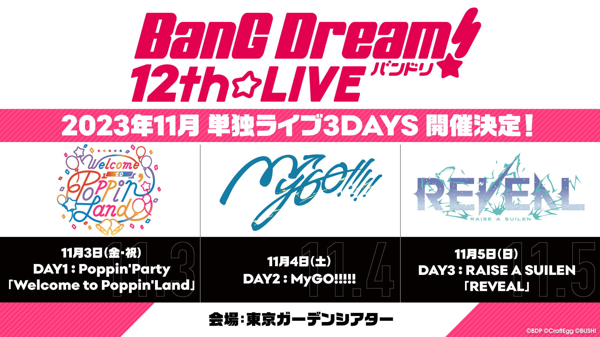 バンドリ12thライブ