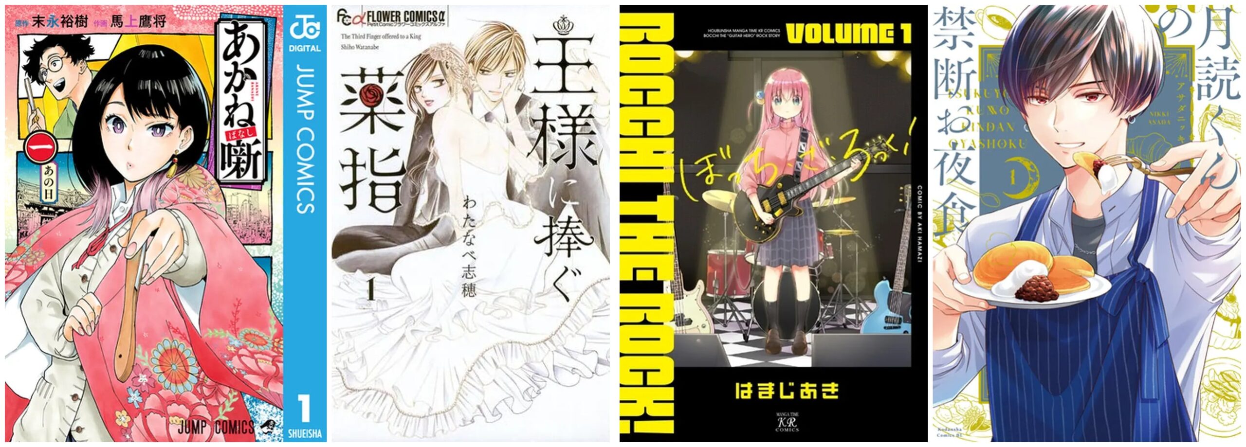 漫画ジャンル別人気ランキング・2023上半期電子書籍