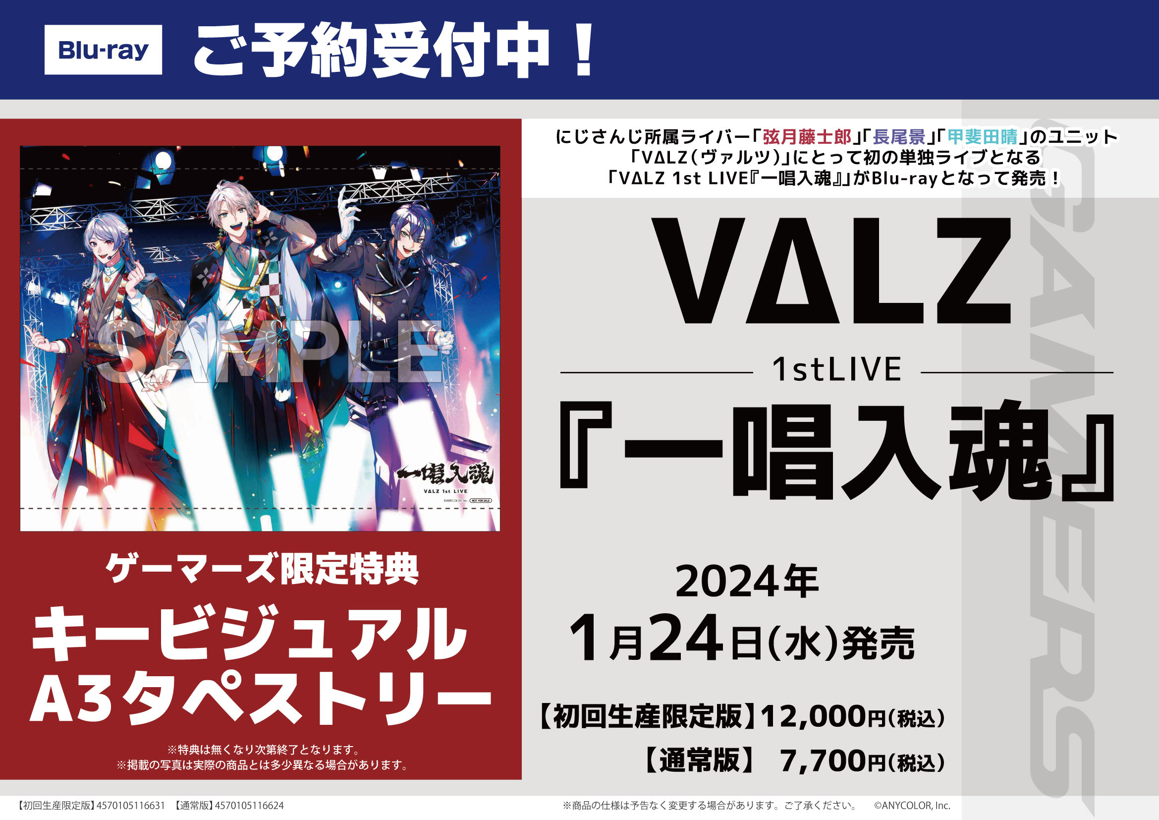 VΔLZ 1stライブ『一唱入魂』