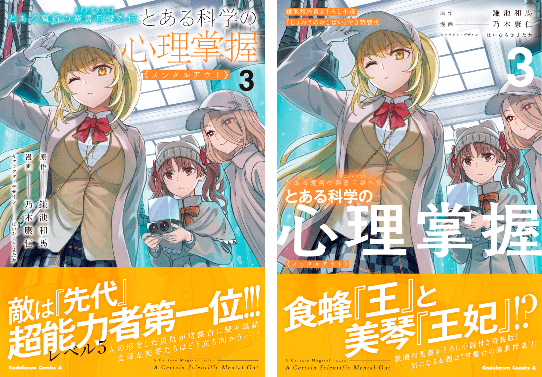 『とある魔術の禁書目録外伝 とある科学の心理掌握』3巻