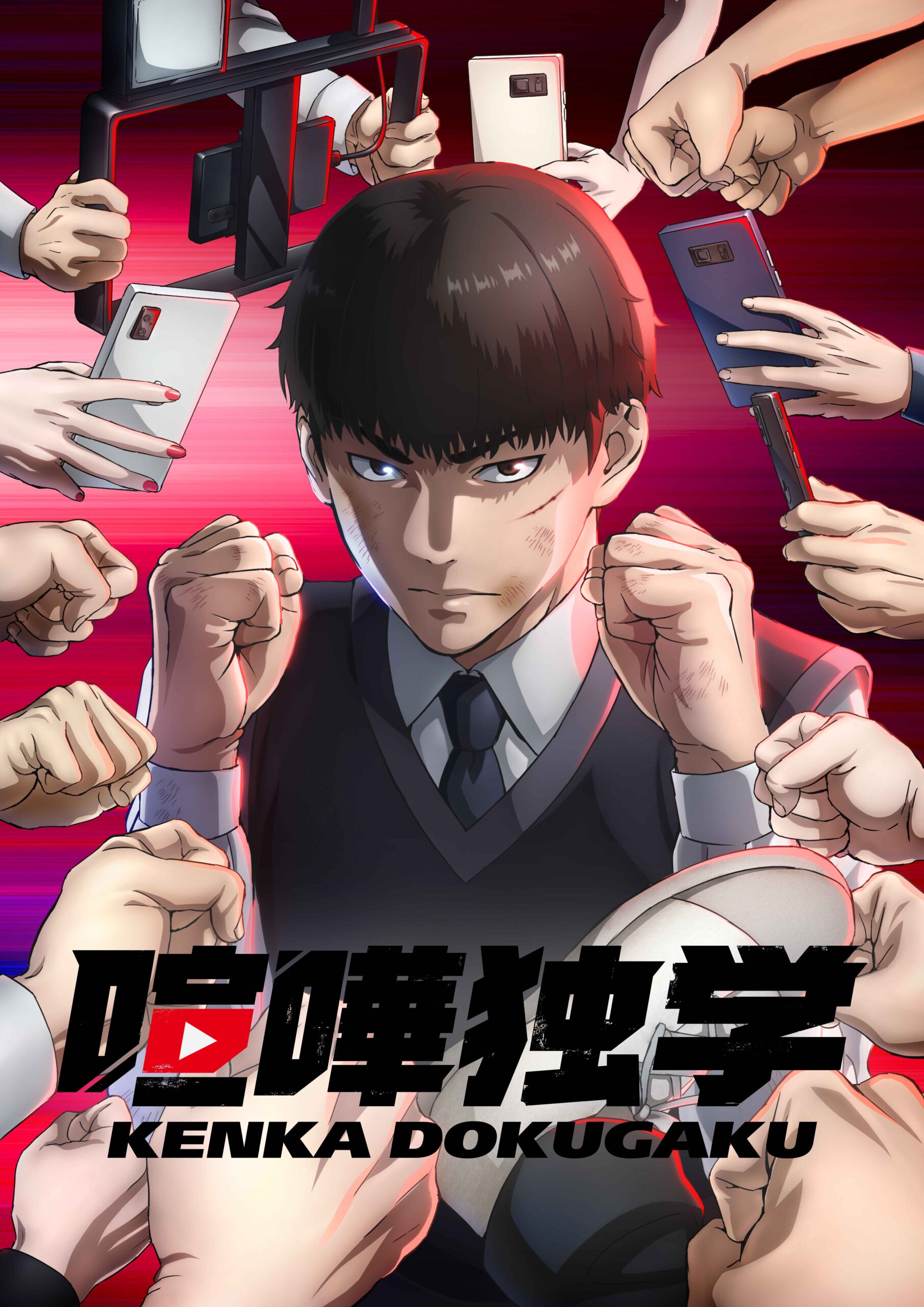 喧嘩独学アニメティザービジュアル