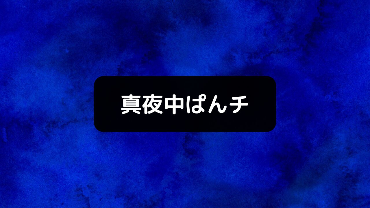真夜中ぱんチ