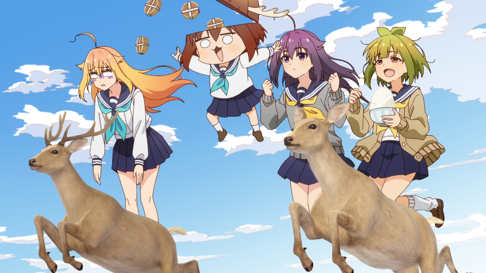 「しかのこのこのここしたんたん」OP「シカ色デイズ」